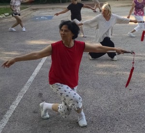 Long Feng doing 32 sword