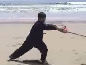 A definite chop after zhuan shen